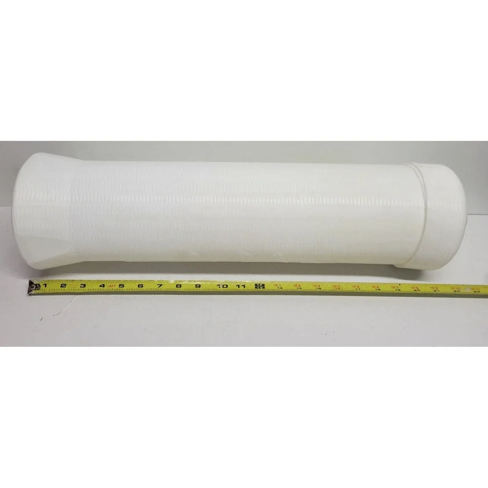 Vintage‎ White Plastic Rose Embossed Toilet Paper Holder Tissue Storage Canister